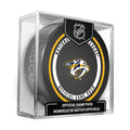 Nashville Predators NHL Inglasco 2026-27 Officially Licensed Game Hockey Puck product image 1, provided for visual reference