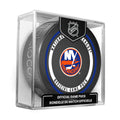 New York Islanders NHL Inglasco 2026-27 Officially Licensed Game Hockey Puck product image 1, provided for visual reference