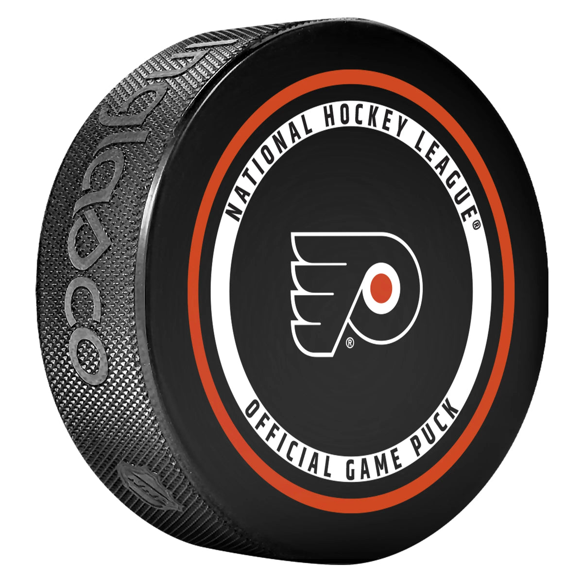Philadelphia Flyers NHL Inglasco 2026-27 Officially Licensed Game Hockey Puck product image 2, provided for visual reference