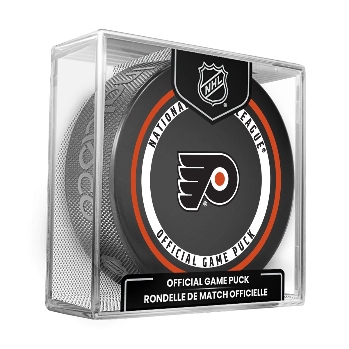 Philadelphia Flyers NHL Inglasco 2026-27 Officially Licensed Game Hockey Puck product image 1, provided for visual reference