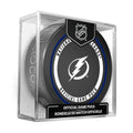 Tampa Bay Lightning NHL Inglasco 2026-27 Officially Licensed Game Hockey Puck product image 1, provided for visual reference