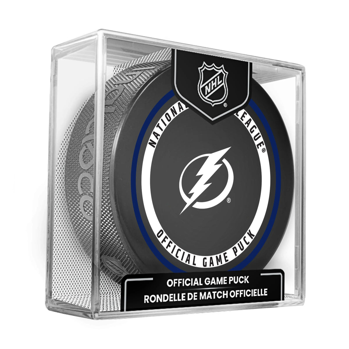 Tampa Bay Lightning NHL Inglasco 2026-27 Officially Licensed Game Hockey Puck product image 1, provided for visual reference