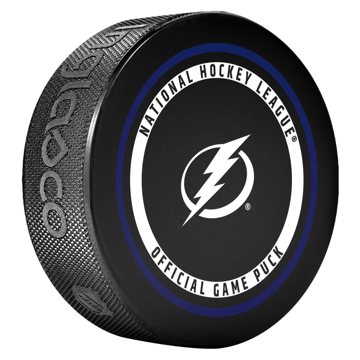 Tampa Bay Lightning NHL Inglasco 2026-27 Officially Licensed Game Hockey Puck product image 2, provided for visual reference