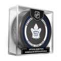 Toronto Maple Leafs NHL Inglasco 2026-27 Officially Licensed Game Hockey Puck product image 1, provided for visual reference