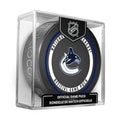 Vancouver Canucks NHL Inglasco 2026-27 Officially Licensed Game Hockey Puck product image 1, provided for visual reference