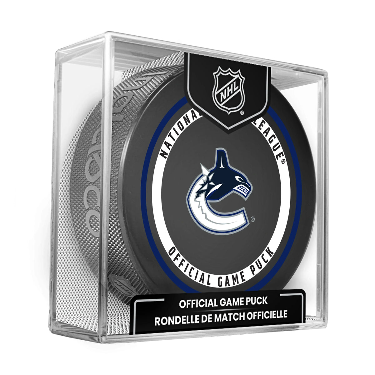 Vancouver Canucks NHL Inglasco 2026-27 Officially Licensed Game Hockey Puck product image 1, provided for visual reference