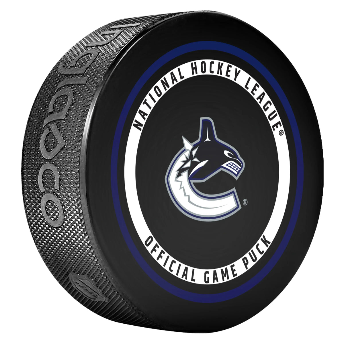 Vancouver Canucks NHL Inglasco 2026-27 Officially Licensed Game Hockey Puck product image 2, provided for visual reference