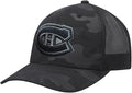 Montreal Canadiens NHL American Needle Men Tonal Camo Trucker Snapback Hat product image 1, provided for visual reference
