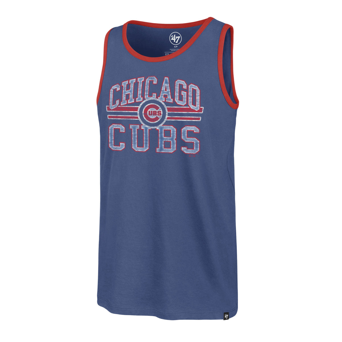 Chicago Cubs Cadet Blue Winger Franklin Men Tank product image 1, provided for visual reference and product detail review