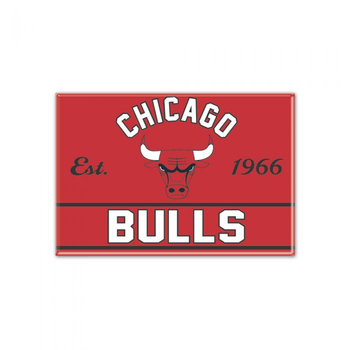 Chicago Bulls 2.5"x3.5" Metal Magnet product image 1, provided for visual reference and product detail review