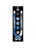 Toronto Maple Leafs NHL Inglasco 8 Pack Plastic Mini Stick product image 1, provided for visual reference and product detail