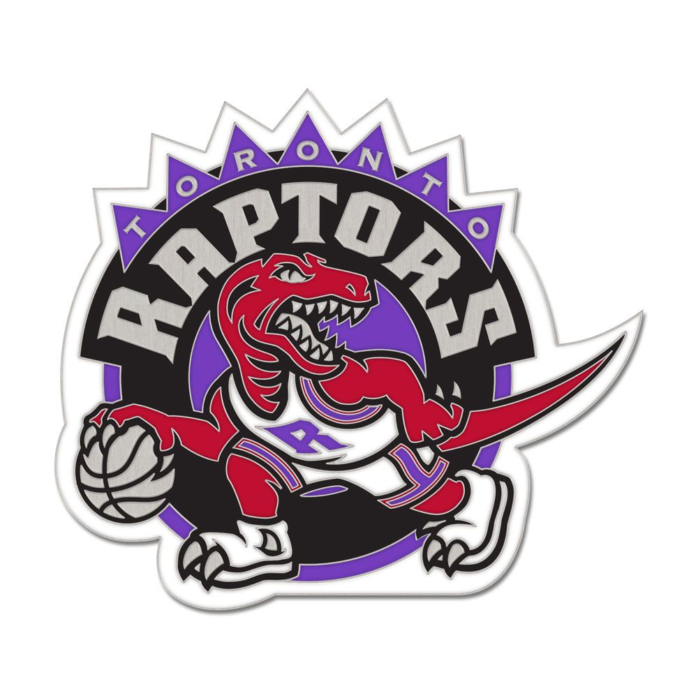 Toronto Raptors NBA WinCraft Hardwood Classics Collector Enamel Pin product image 1, provided for visual reference and
