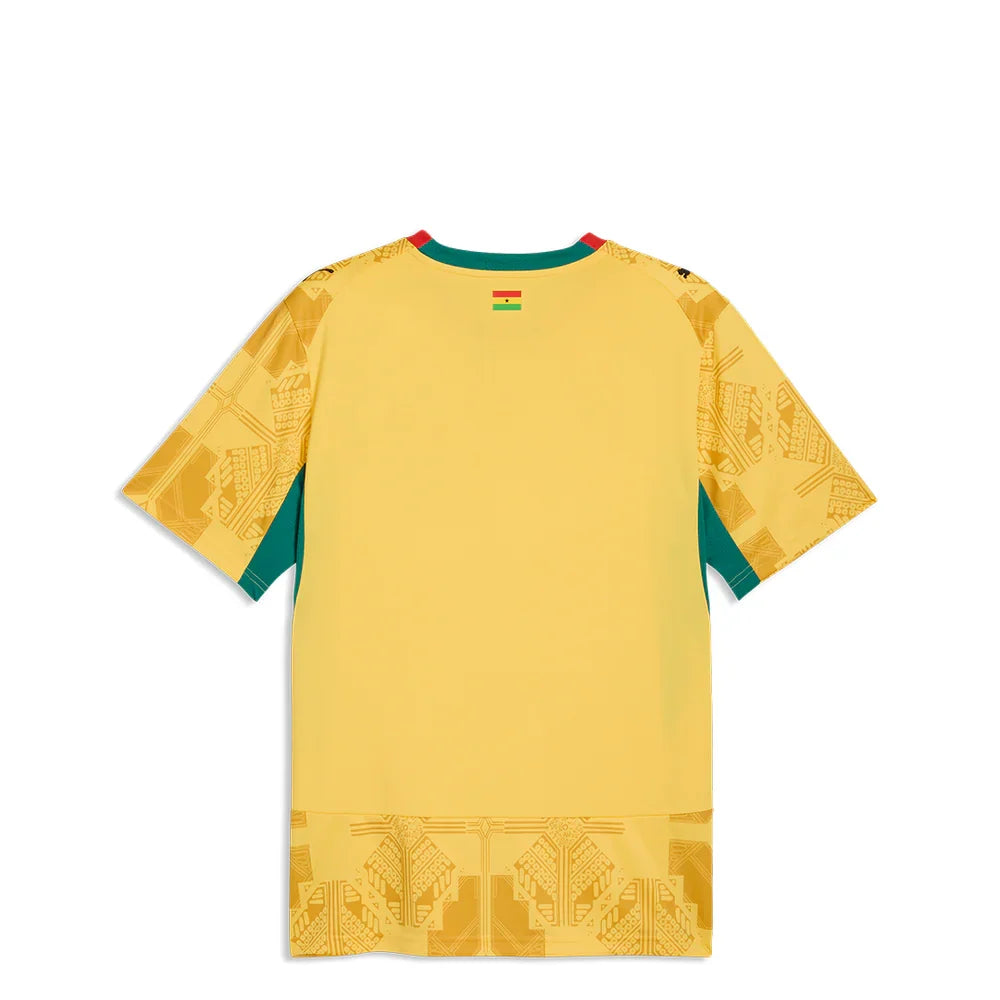 Ghana National Team FIFA Puma Men Yellow 2026 Away Replica Jersey product image 2, provided for visual reference and product