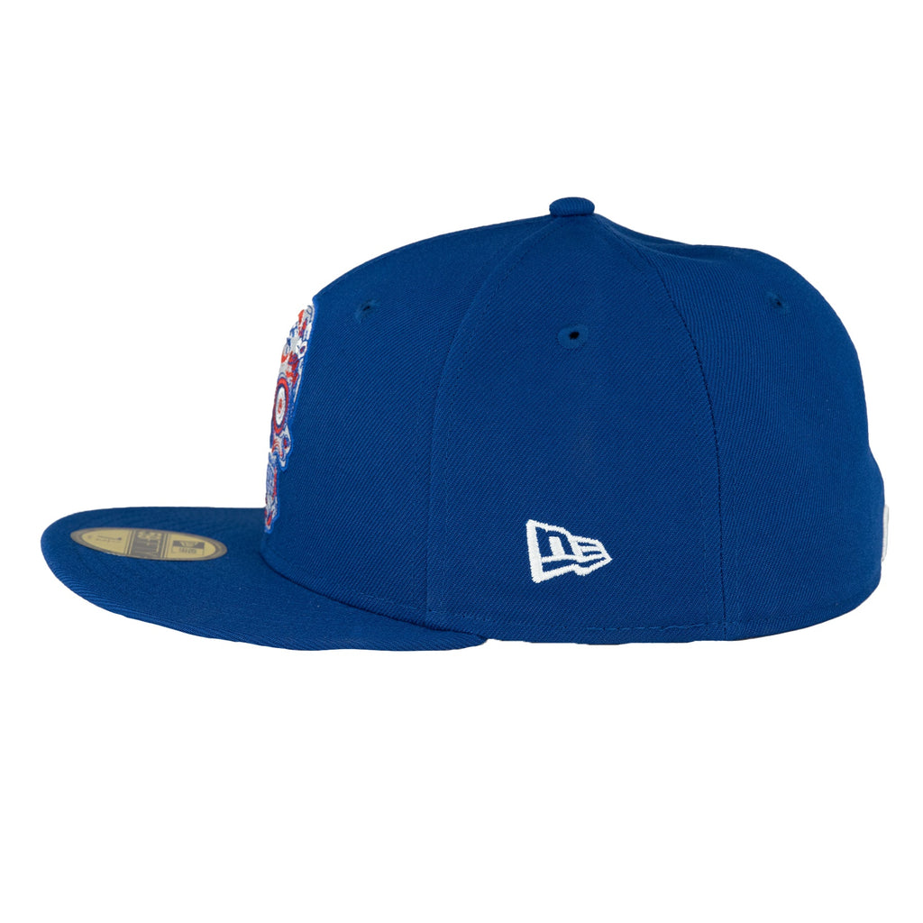 Chicago Cubs Royal Sugar Skull New Era 59FIFTY Fitted Hat product image 5, provided for visual reference and product detail