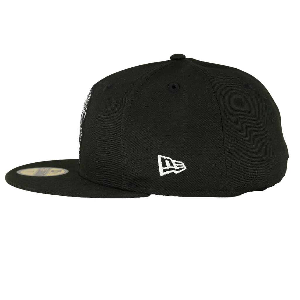 Chicago White Sox Black Sugar Skull New Era 59FIFTY Fitted Hat product image 5, provided for visual reference and product