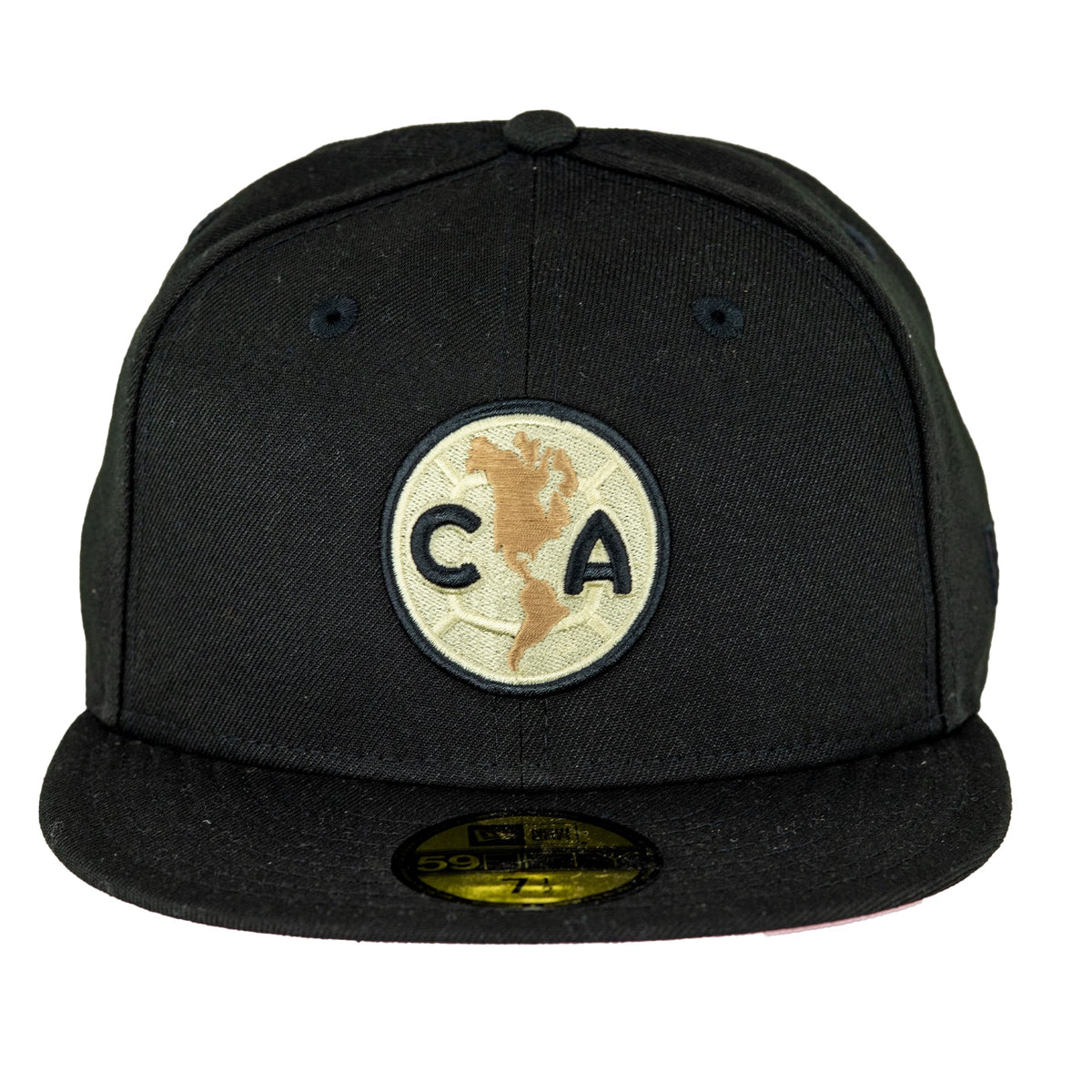 CENTENARIO Club America Black/Pink UV New Era 59FIFTY Fitted Hat product image 2, provided for visual reference and product