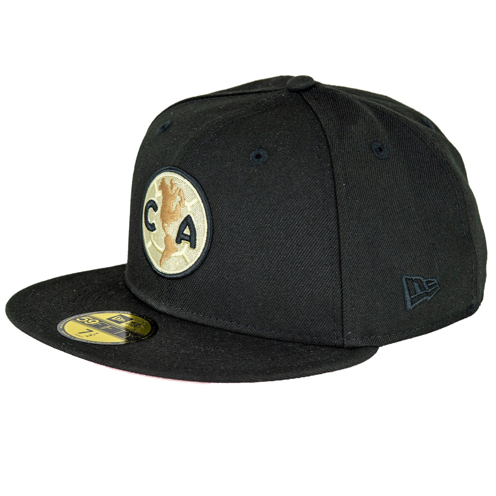 CENTENARIO Club America Black/Pink UV New Era 59FIFTY Fitted Hat product image 3, provided for visual reference and product