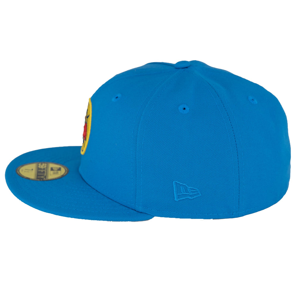 AZULITO Club America w/Mexico Patch New Era 59FIFTY Fitted Hat product image 5, provided for visual reference and product