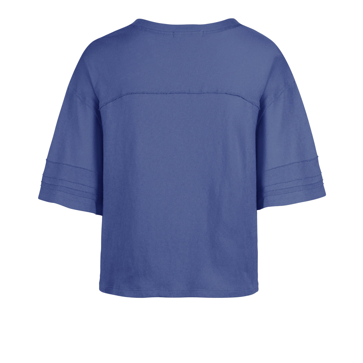 Chicago Cubs Women Premier Wordmark Stevie Crop T-Shirt product image 2, provided for visual reference and product detail