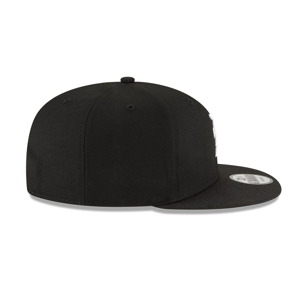 Detroit Tigers New Era 9FIFTY Black Snapback Hat product image 4, provided for visual reference and product detail review