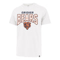 Chicago Bears '47 White Franklin T-Shirt product image 1, provided for visual reference and product detail review