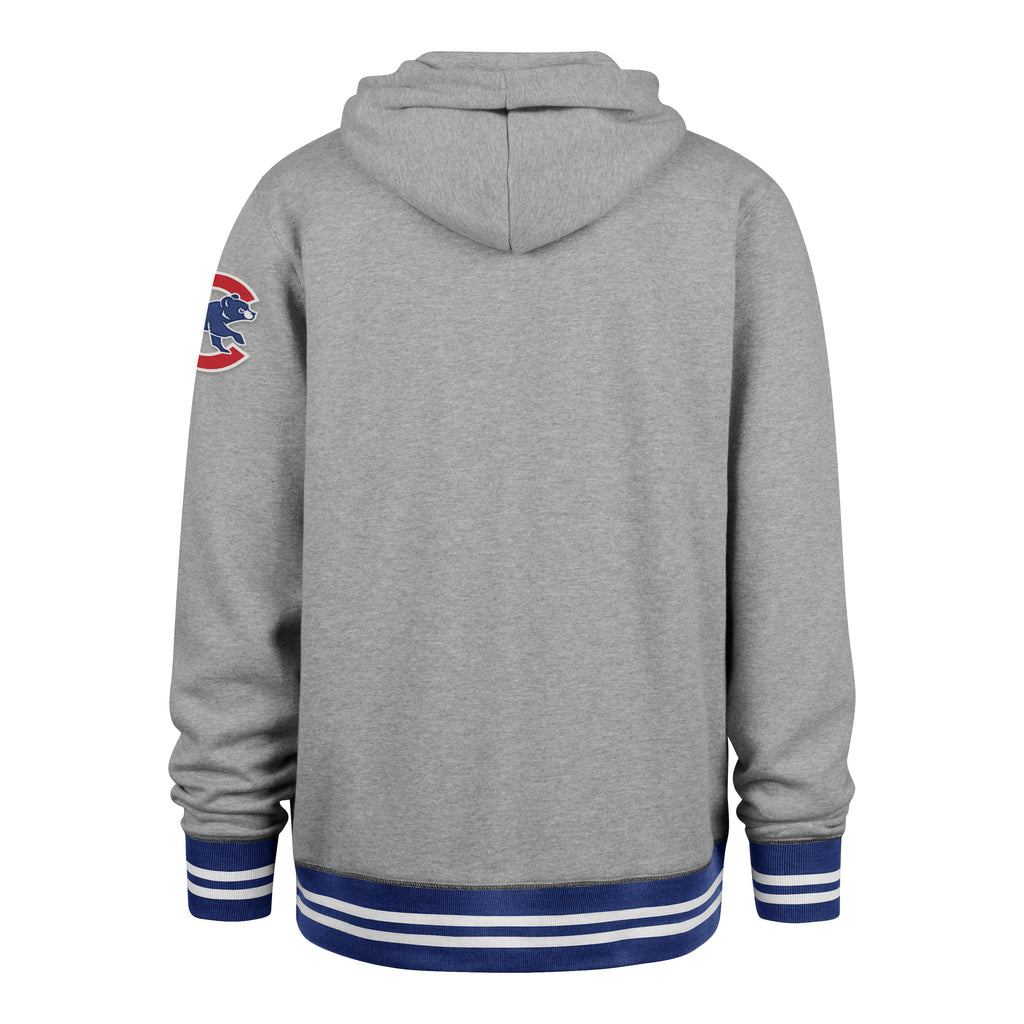 Chicago Cubs Grey '47 Eastport Hoodie product image 2, provided for visual reference and product detail review