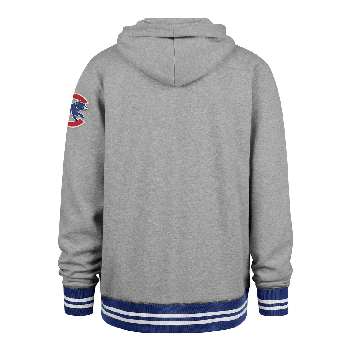 Chicago Cubs Grey '47 Eastport Hoodie product image 2, provided for visual reference and product detail review