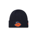 Chicago Bears Retro Navy Core Classic Cuffed Knit Hat product image 1, provided for visual reference and product detail