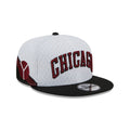 Chicago Bulls 2022 City Edition New Era 9FIFTY White Snapback Hat product image 1, provided for visual reference and product