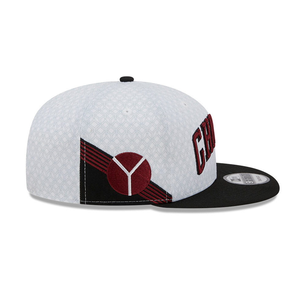 Chicago Bulls 2022 City Edition New Era 9FIFTY White Snapback Hat product image 4, provided for visual reference and product