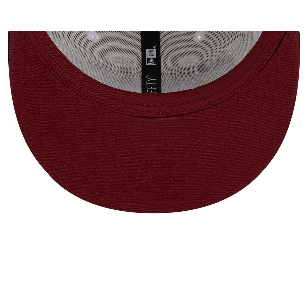 Chicago Bulls 2022 City Edition New Era 9FIFTY White Snapback Hat product image 6, provided for visual reference and product