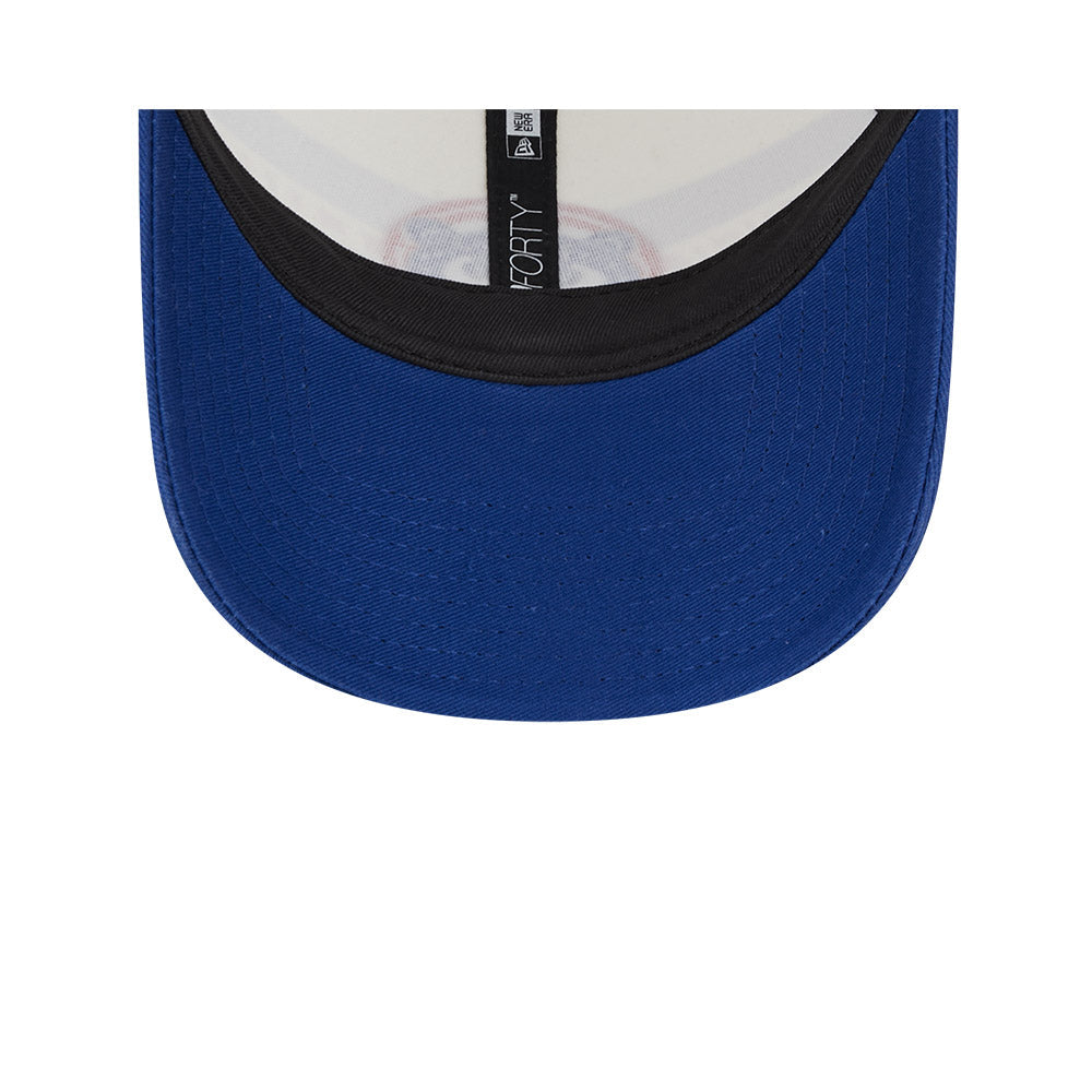 Chicago Cubs Team Stripes Throwback New Era 9FORTY Adjustable Hat product image 7, provided for visual reference and product