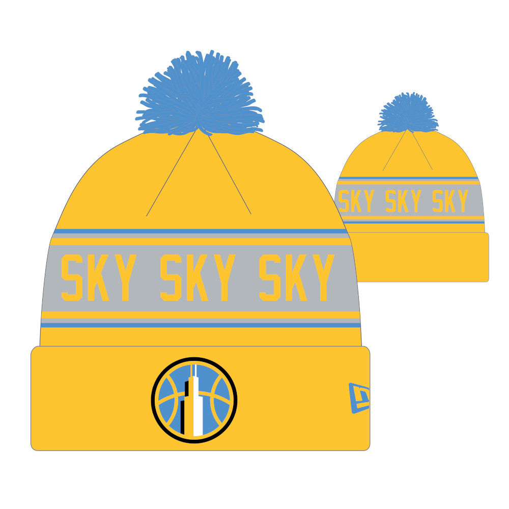 Chicago Sky Knit Repeat Game Day Hat product image 1, provided for visual reference and product detail review