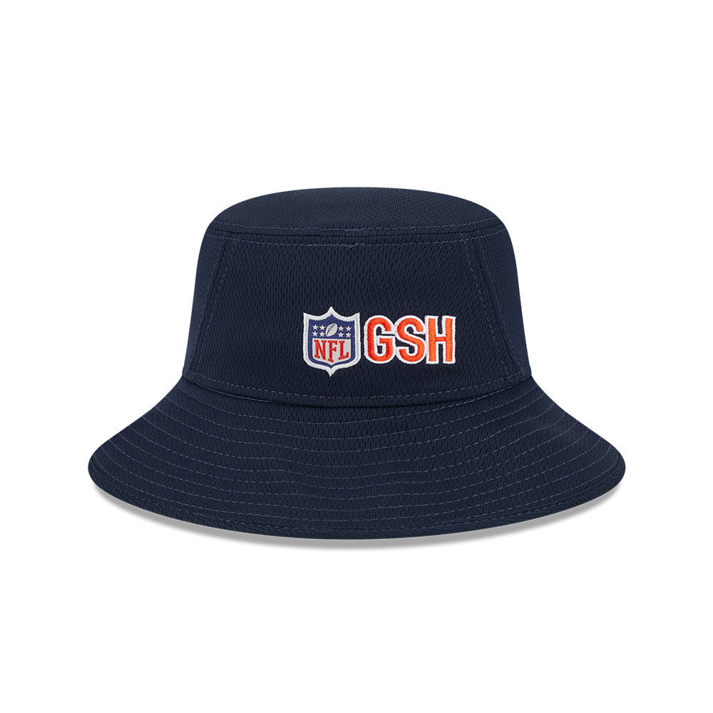 Chicago Bears 2023 NFL Training Camp Stretch New Era Navy Bucket Hat product image 7, provided for visual reference and