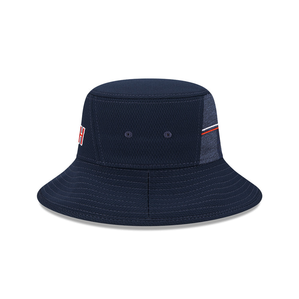 Chicago Bears 2023 NFL Training Camp Stretch New Era Navy Bucket Hat product image 6, provided for visual reference and
