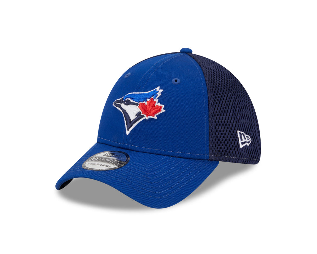 Toronto Blue Jays MLB New Era Men Royal/Navy 39Thirty Neo Stretch Fit Hat product image 1, provided for visual reference and