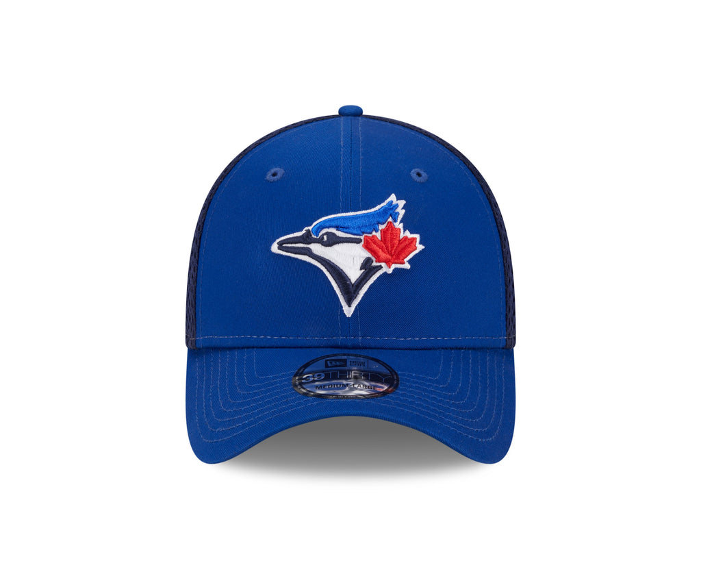 Toronto Blue Jays MLB New Era Men Royal/Navy 39Thirty Neo Stretch Fit Hat product image 4, provided for visual reference and