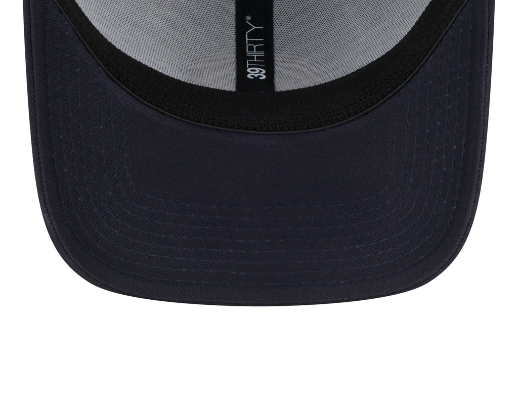 New York Yankees MLB New Era Men Navy/Grey 39Thirty Mesh Stretch Fit Hat product image 4, provided for visual reference and