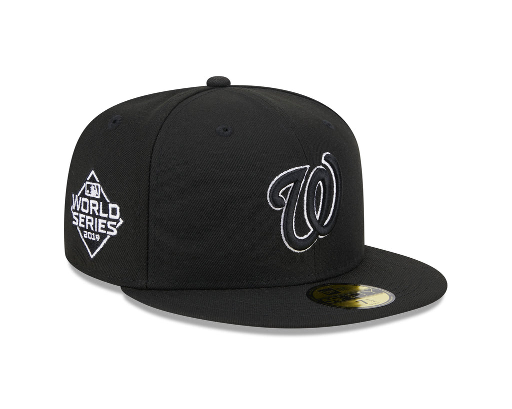 Washington Nationals MLB New Era Men Black 59Fifty 2019 World Series Fitted Hat product image 1, provided for visual