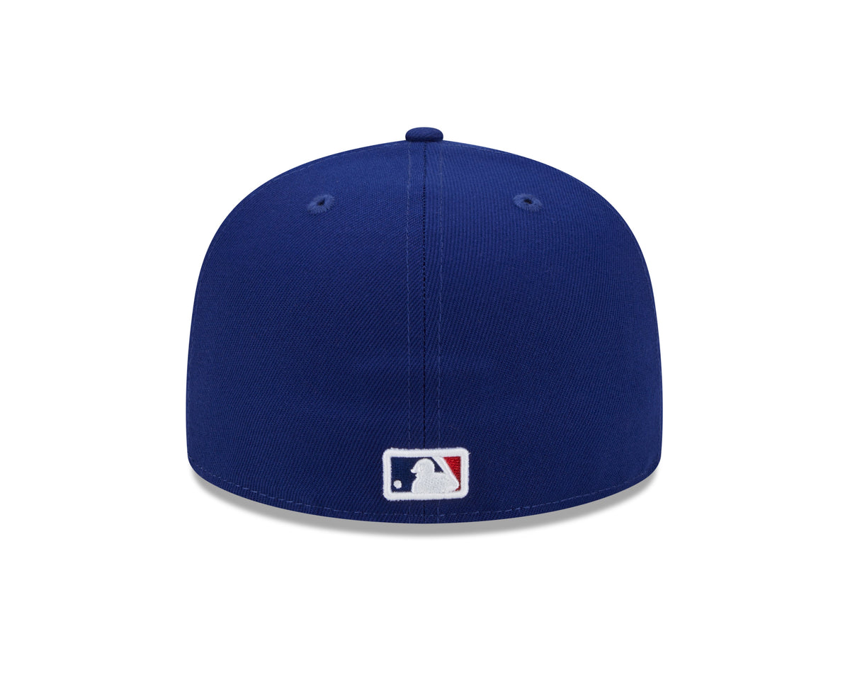 Los Angeles Dodgers MLB New Era Men Royal Blue 59Fifty 2020 World Series Fitted Hat product image 7, provided for visual
