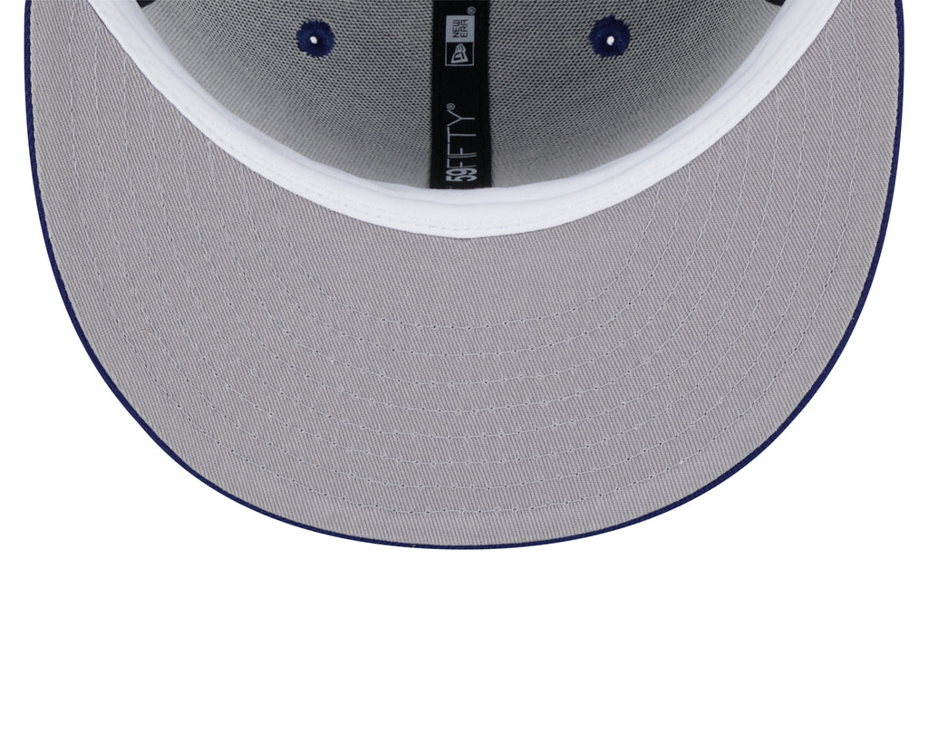 Los Angeles Dodgers MLB New Era Men Royal Blue 59Fifty 2020 World Series Fitted Hat product image 5, provided for visual