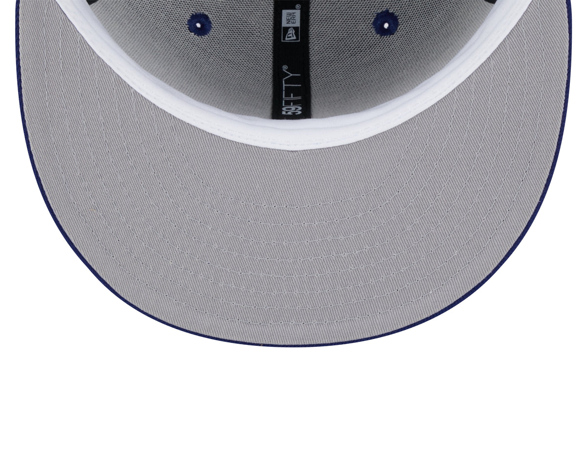 Los Angeles Dodgers MLB New Era Men Royal Blue 59Fifty 2020 World Series Fitted Hat product image 5, provided for visual