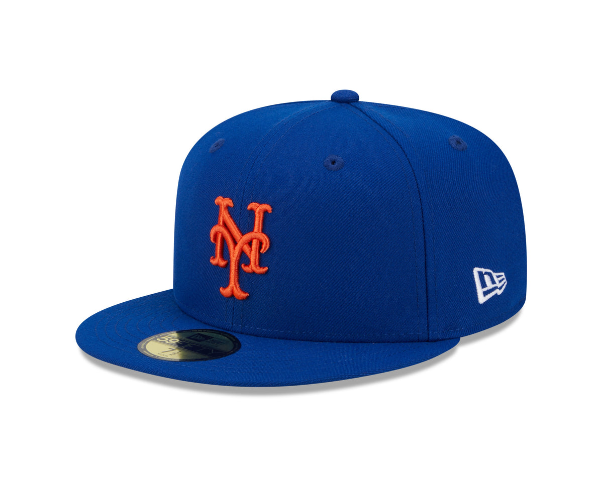 New York Mets MLB New Era Men Royal Blue 59Fifty 1986 World Series Fitted Hat product image 2, provided for visual reference