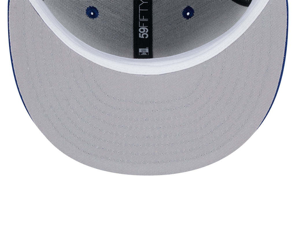 New York Mets MLB New Era Men Royal Blue 59Fifty 1986 World Series Fitted Hat product image 3, provided for visual reference