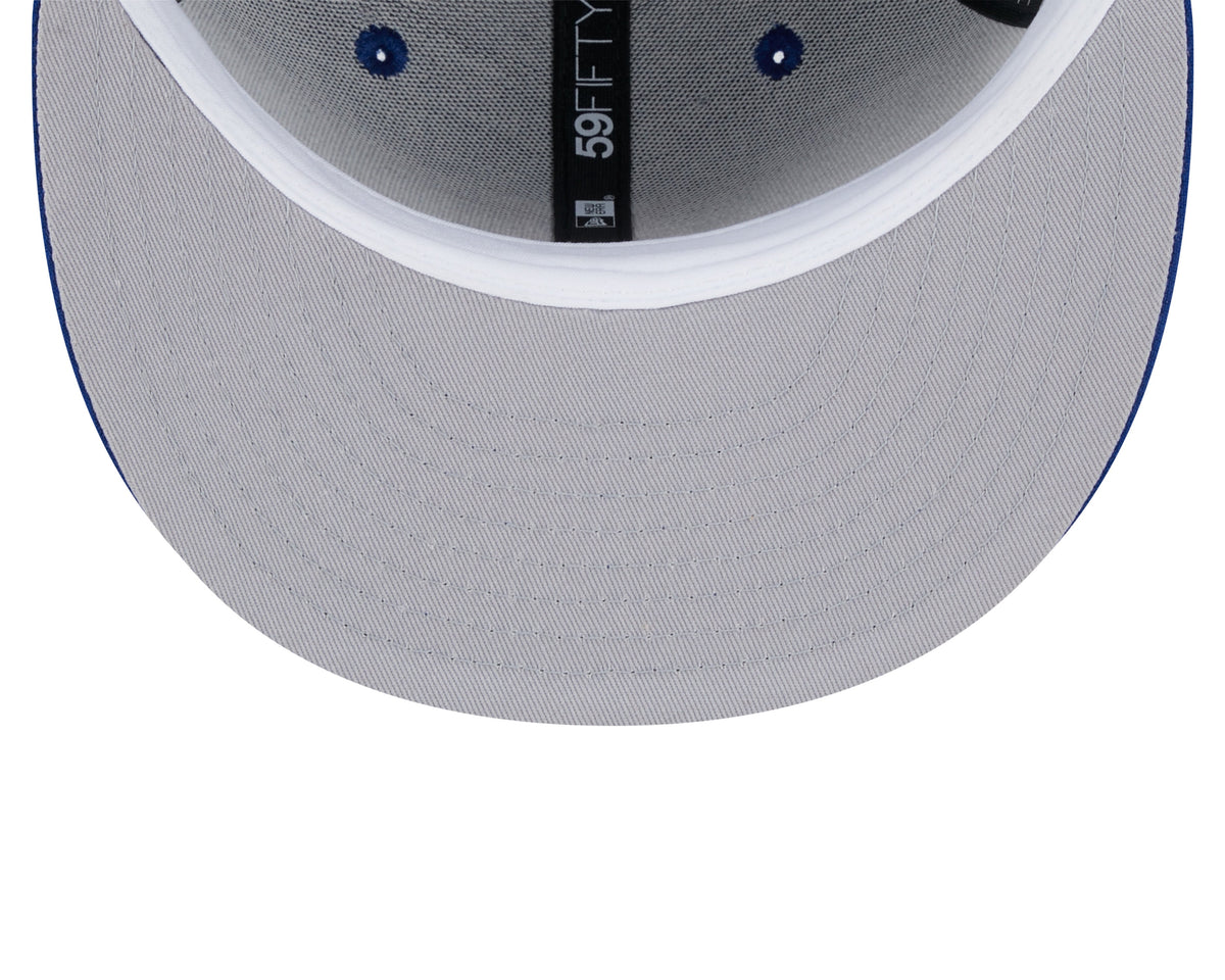 New York Mets MLB New Era Men Royal Blue 59Fifty 1986 World Series Fitted Hat product image 3, provided for visual reference