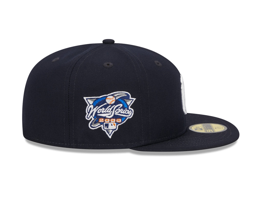 New York Yankees MLB New Era Men Navy 59Fifty 2000 World Series Fitted Hat product image 6, provided for visual reference
