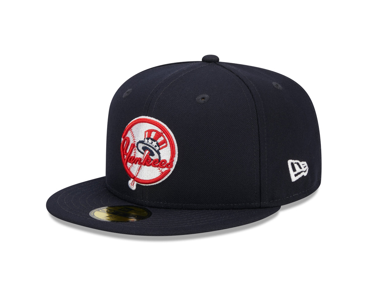 New York Yankees MLB New Era Men Navy 59Fifty Alternate 2000 World Series Fitted Hat product image 2, provided for visual