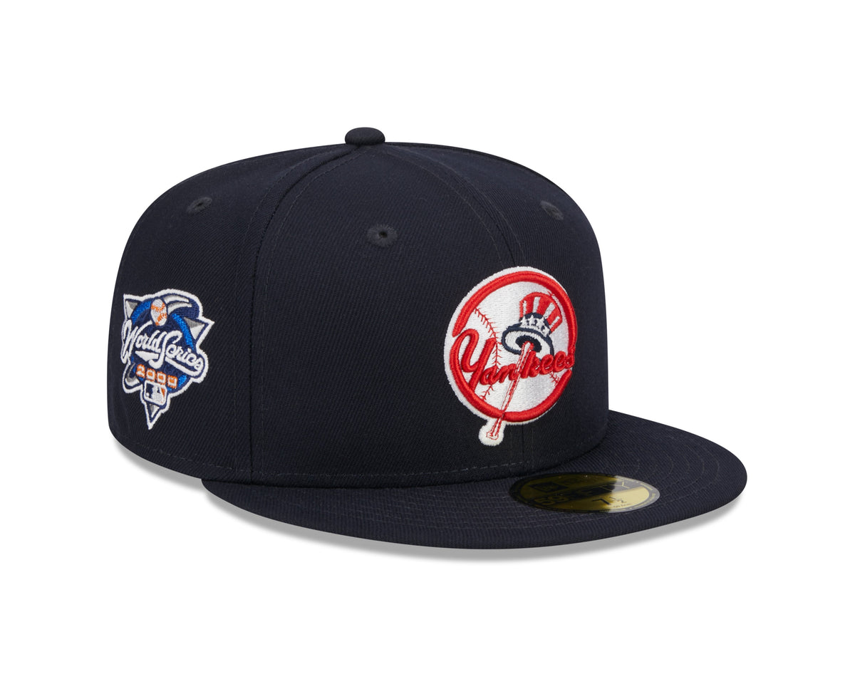 New York Yankees MLB New Era Men Navy 59Fifty Alternate 2000 World Series Fitted Hat product image 1, provided for visual