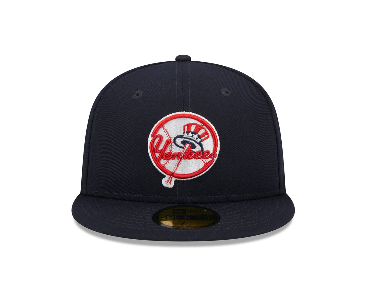 New York Yankees MLB New Era Men Navy 59Fifty Alternate 2000 World Series Fitted Hat product image 5, provided for visual