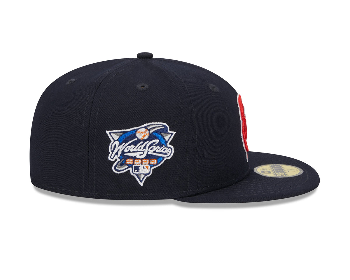 New York Yankees MLB New Era Men Navy 59Fifty Alternate 2000 World Series Fitted Hat product image 7, provided for visual